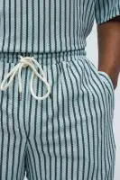 Rivera Drawstring Zig Zag Shorts(Light Blue,S)
