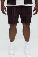 Colt Drawstring Striped Shorts(Burgundy/combo,S)
