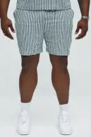 Rivera Drawstring Zig Zag Shorts(Light Blue,S)
