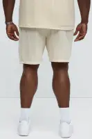 Valor Drawstring Striped Shorts(Cream,S)