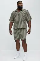 Timberland Drawstring Zig Zag Shorts(Black/Green,S)