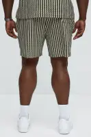 Timberland Drawstring Zig Zag Shorts(Black/Green,S)