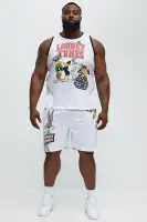 What's Up Doc Mesh Shorts(White,S)