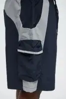 Side With Me Zipper Nylon Short(Blue/combo,S)