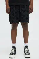 Saints and Crosses All Over Flocking Shorts
