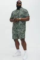 By The Sea Textured Knit Shorts(Green/combo,S)