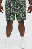 By The Sea Textured Knit Shorts(Green/combo,S)