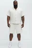 Michigan Corduroy Relaxed Shorts(Off White,S)