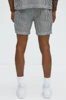 Summit Drawstring Zig Zag Shorts(Grey/combo,S)