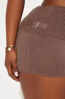 Lounging Around Sweater Short(Chocolate,XS)