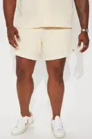 Check My Bank Statement Knit Shorts(Cream,S)
