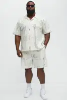 Strokes Poplin Relaxed Shorts(Cream,S)
