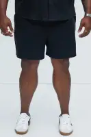 Bahamas Linen Shorts(Black,S)