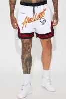 Dodge SRT Hellcat Basketball Short(White/combo,S)