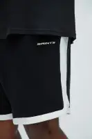 Tyson Contrast Warm Up Shorts(Black/combo,S)