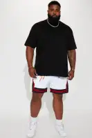 Dodge SRT Hellcat Basketball Short(White/combo,S)
