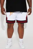 Dodge SRT Hellcat Basketball Short(White/combo,S)