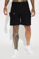 Stay On My Mind Relaxed Utility Short(Black,30)