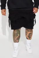 Stay On My Mind Relaxed Utility Short(Black,30)
