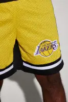 Lakers Behind The Back Mesh Shorts(Black/Yellow,S)