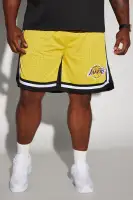 Lakers Behind The Back Mesh Shorts(Black/Yellow,S)