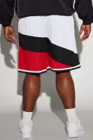 Bulls On The Bias Mesh Shorts(White/combo,S)