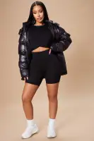 Natalee Biker Shorts(Black,S)