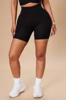 Natalee Biker Shorts(Black,S)