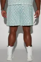Bravo Basketball Shorts(Light Blue Wash,S)