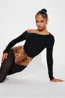 Moving Mountains Leopard Micro Booty Short