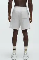 Herringbone Lightweight Warm Up Shorts(Cream,S)