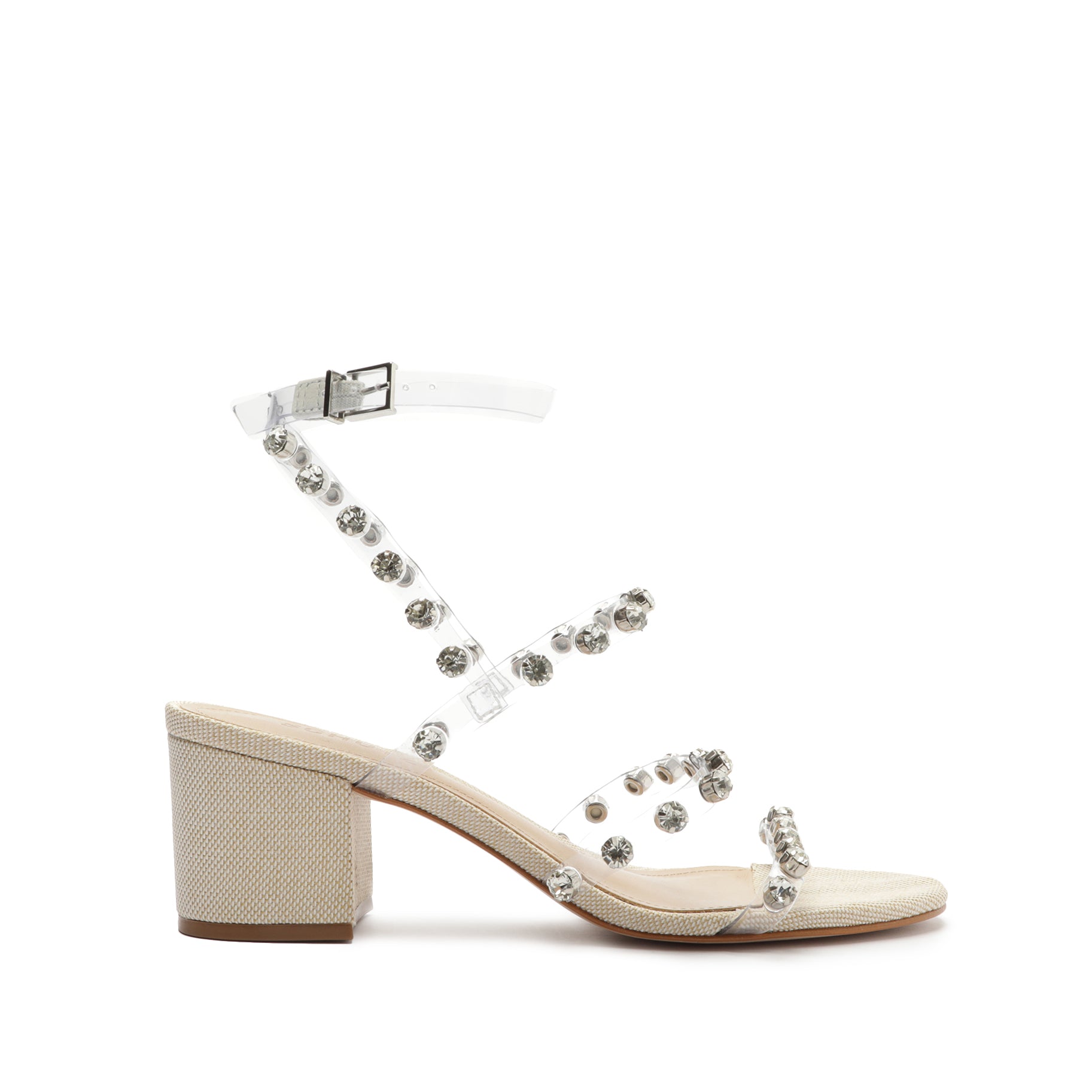 Steph Leather & Vinyl Sandal
