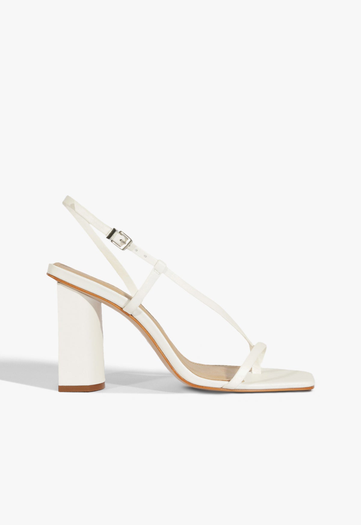 Heloise Block Leather Sandal