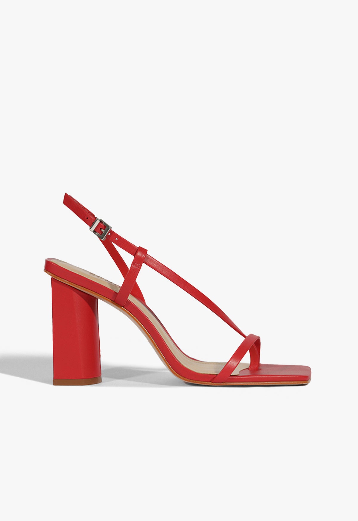 Heloise Block Leather Sandal