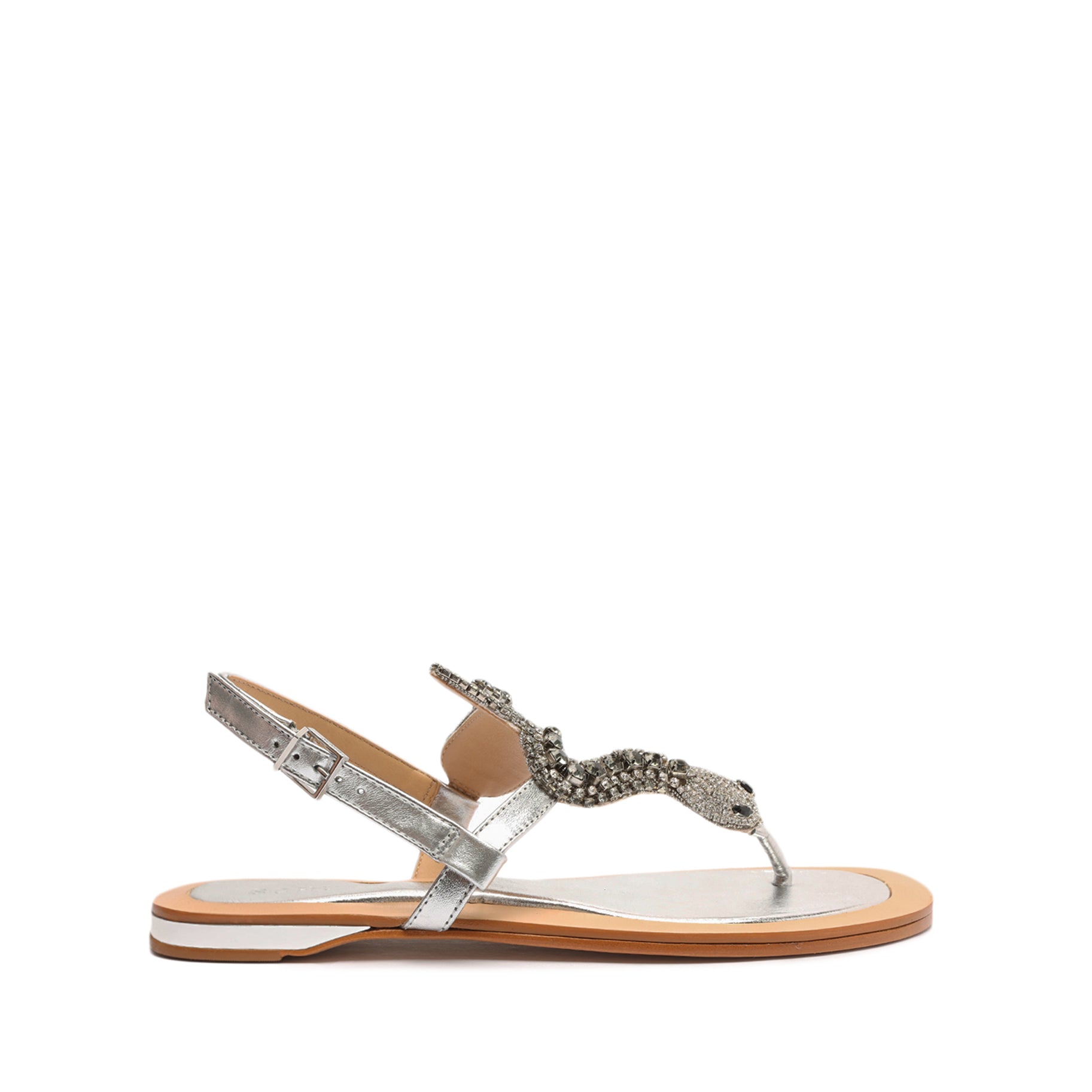 Shantie Metallic Leather Sandal