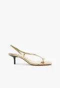 Heloise Metallic Leather Sandal