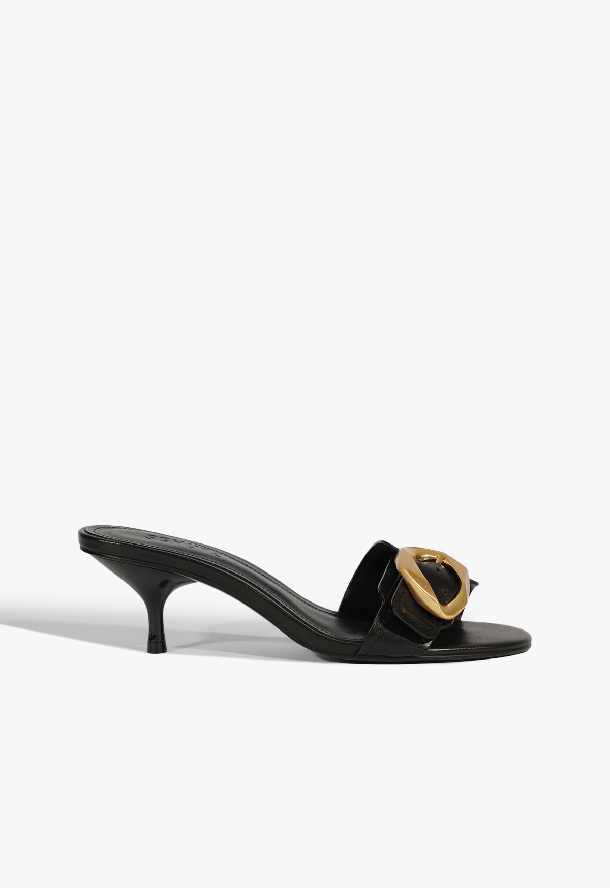 Olga Kitten Leather Sandal