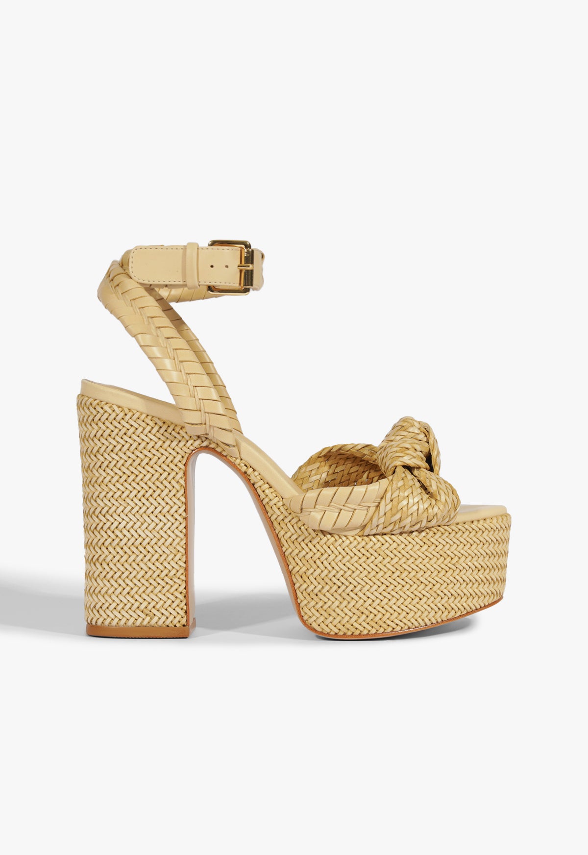 Khari Platform Leather Sandal