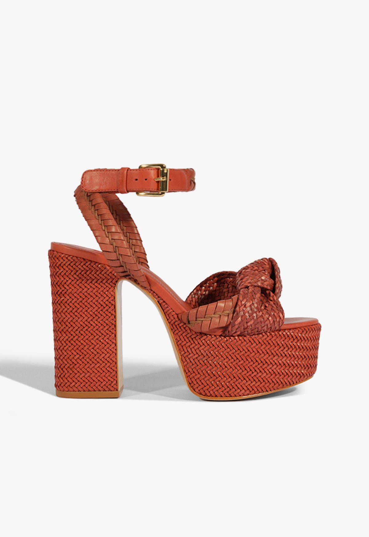 Khari Platform Leather Sandal