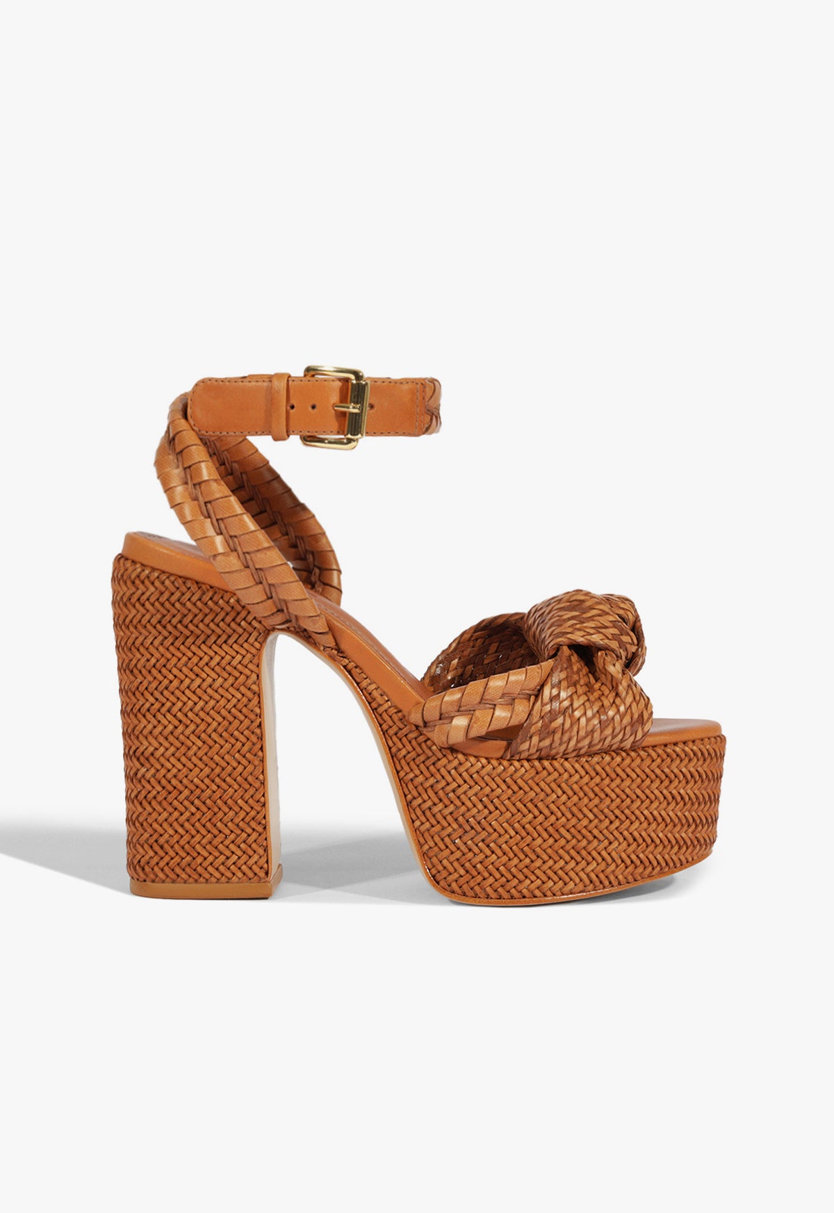 Khari Platform Leather Sandal