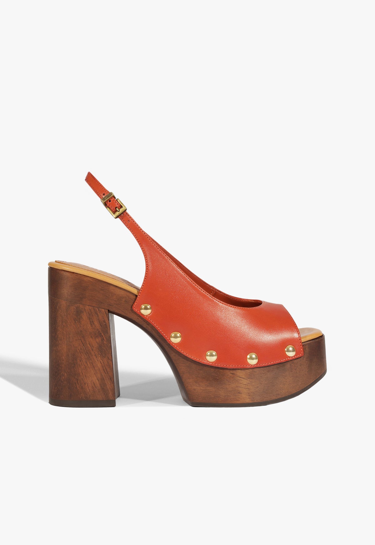 Rose Sling Leather Sandal